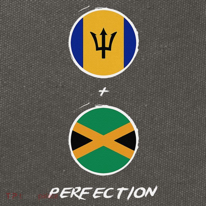Barbados Jamaica Flag Perfection Bajan Barbadian Jamaican Cotton Canvas Backpack