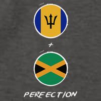 Barbados Jamaica Flag Perfection Bajan Barbadian Jamaican Vector Backpack