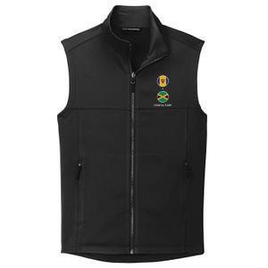 Barbados Jamaica Flag Perfection Bajan Barbadian Jamaican Collective Smooth Fleece Vest