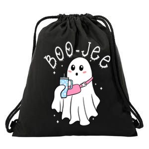 Boo Jee Ghost Halloween Spooky Season Drawstring Bag