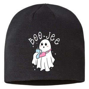 Boo Jee Ghost Halloween Spooky Season Sustainable Beanie