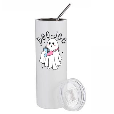 Boo Jee Ghost Halloween Spooky Season Stainless Steel Tumbler