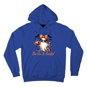 Boo Jee Ghost Ing Coffee Coquette Bow Halloween Cute Gift Hoodie