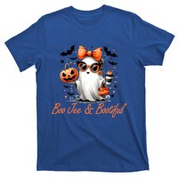 Boo Jee Ghost Ing Coffee Coquette Bow Halloween Cute Gift T-Shirt