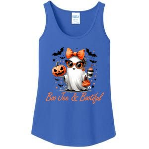 Boo Jee Ghost Ing Coffee Coquette Bow Halloween Cute Gift Ladies Essential Tank