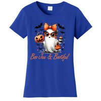 Boo Jee Ghost Ing Coffee Coquette Bow Halloween Cute Gift Women's T-Shirt