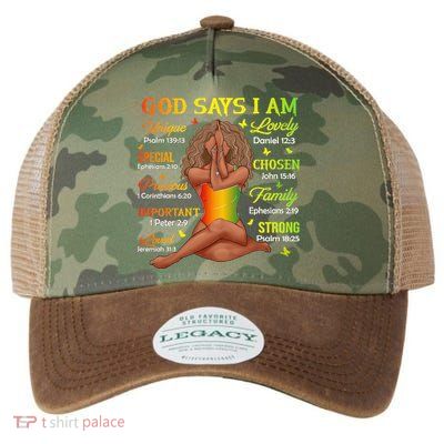 Black Juneteenth God Says I Am African History Legacy Tie Dye Trucker Hat
