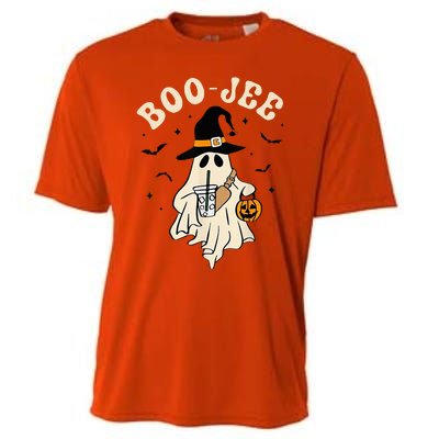 Boo Jee Ghost Halloween Boo Jee Ghost Spooky Season Cooling Performance Crew T-Shirt