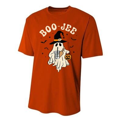 Boo Jee Ghost Halloween Boo Jee Ghost Spooky Season Performance Sprint T-Shirt