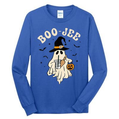 Boo Jee Ghost Halloween Boo Jee Ghost Spooky Season Tall Long Sleeve T-Shirt