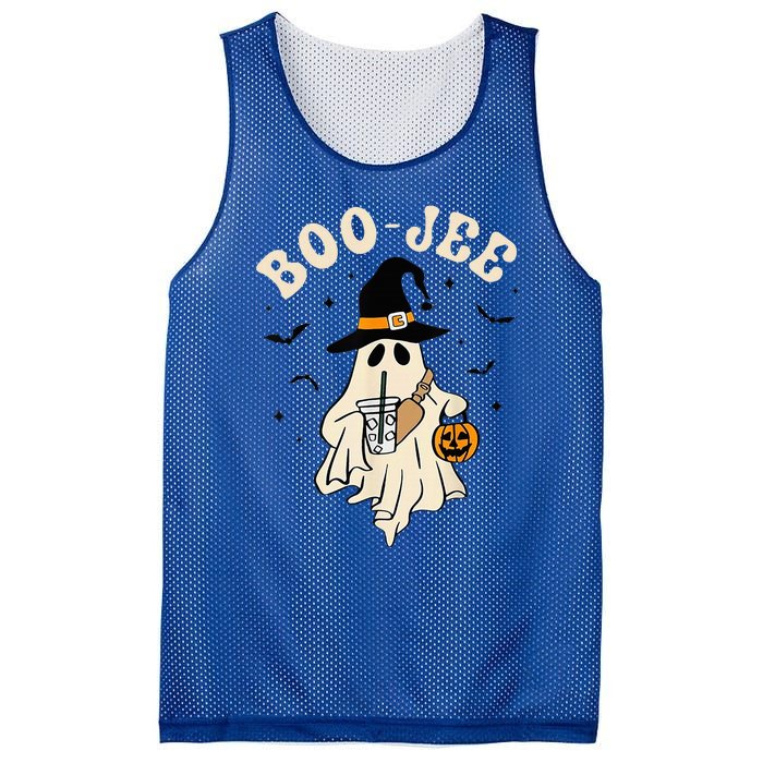 Boo Jee Ghost Halloween Boo Jee Ghost Spooky Season Mesh Reversible Basketball Jersey Tank