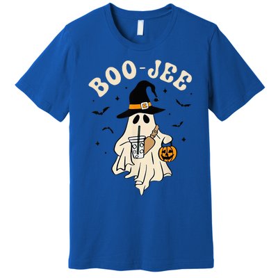 Boo Jee Ghost Halloween Boo Jee Ghost Spooky Season Premium T-Shirt