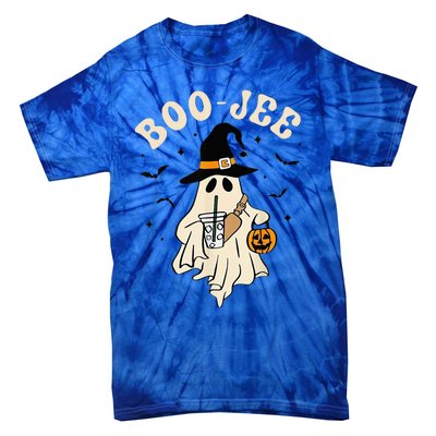 Boo Jee Ghost Halloween Boo Jee Ghost Spooky Season Tie-Dye T-Shirt