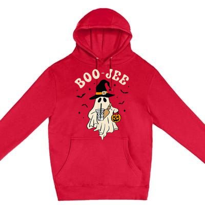 Boo Jee Ghost Halloween Boo Jee Ghost Spooky Season Premium Pullover Hoodie