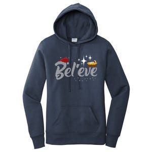 Believe Jesus Gift For Christmas Women's Pullover Hoodie