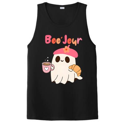 Boo Jour Ghost French Teacher Vintage Teacherlife Groovy PosiCharge Competitor Tank