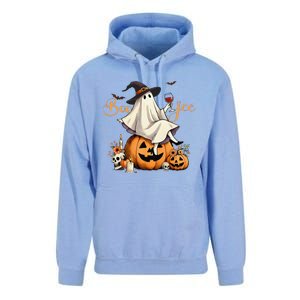 Boo Jee Ghost Ice Coffee Coquette Bow Halloween Women Girl Gift Unisex Surf Hoodie