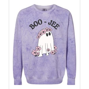 Boo Jee Ghost Stanley Funny Halloween Colorblast Crewneck Sweatshirt