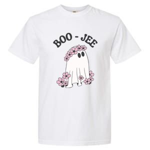 Boo Jee Ghost Stanley Funny Halloween Garment-Dyed Heavyweight T-Shirt