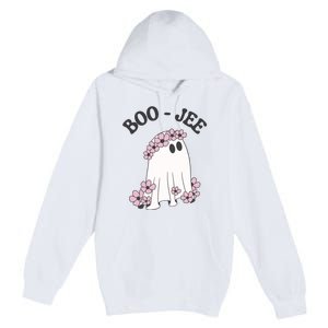 Boo Jee Ghost Stanley Funny Halloween Premium Pullover Hoodie