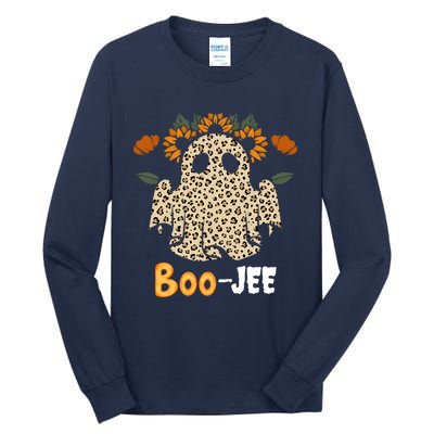 Boo Jee Ghost Nostalgic Halloween Cute BooJee Costume Funny Tall Long Sleeve T-Shirt