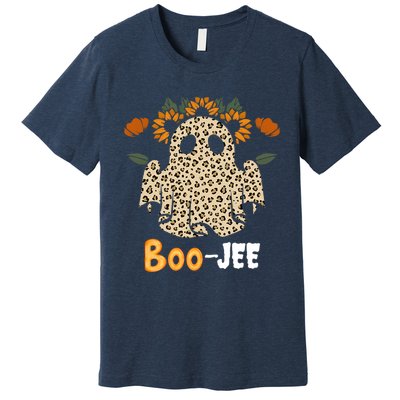 Boo Jee Ghost Nostalgic Halloween Cute BooJee Costume Funny Premium T-Shirt