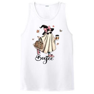 Boo Jee Ghost Ice Coffee Coquette Bow Halloween Women Girl PosiCharge Competitor Tank