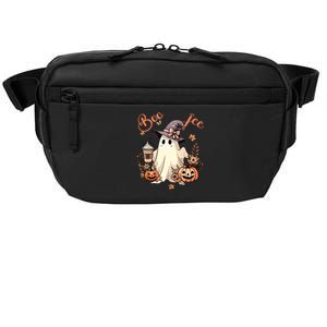 Boo Jee Ghost Drinking Coffee Coquette Bow Halloween Women Crossbody Pack