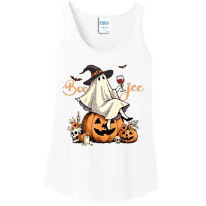 Boo Jee Ghost Ice Coffee Coquette Bow Halloween Women Girl Ladies Essential Tank