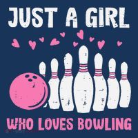 Bowler Just Girl Loves Bowling Cute Girl Wo Tall T-Shirt