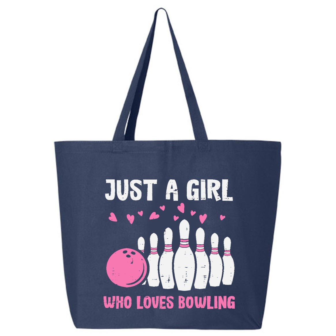 Bowler Just Girl Loves Bowling Cute Girl Wo 25L Jumbo Tote