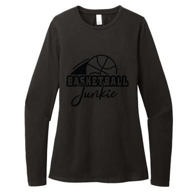 Basketball Junkie Gift For Team Sport Bball Womens CVC Long Sleeve Shirt