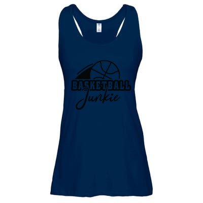 Basketball Junkie Gift For Team Sport Bball Ladies Essential Flowy Tank