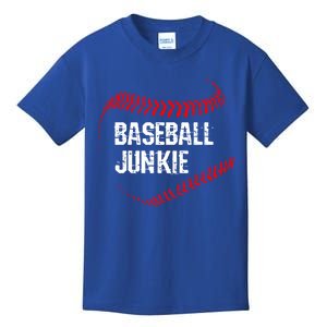 Baseball Junkie Gift Kids T-Shirt