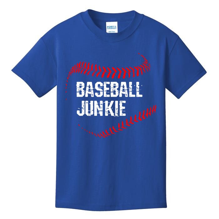 Baseball Junkie Gift Kids T-Shirt