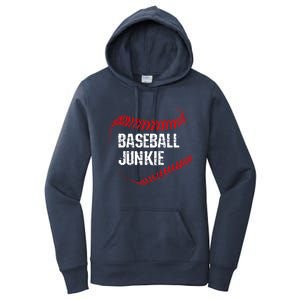 Baseball Junkie Gift Women's Pullover Hoodie