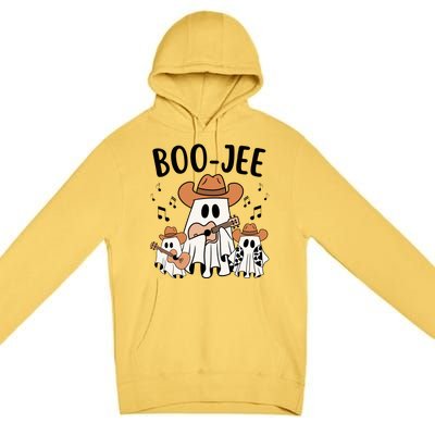 Boo Jee Ghost Funny Halloween Premium Pullover Hoodie