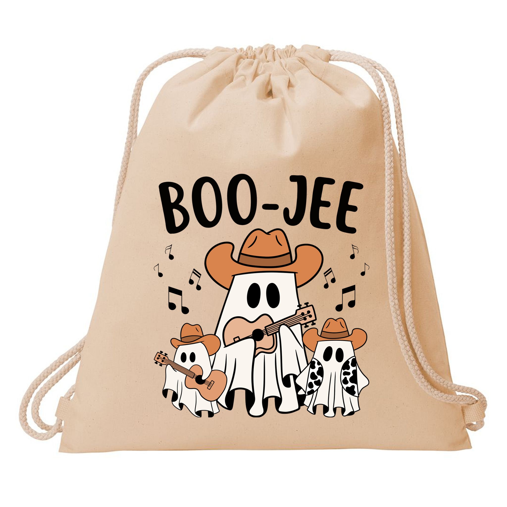 Boo Jee Ghost Funny Halloween Drawstring Bag