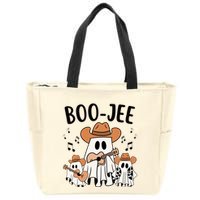 Boo Jee Ghost Funny Halloween Zip Tote Bag