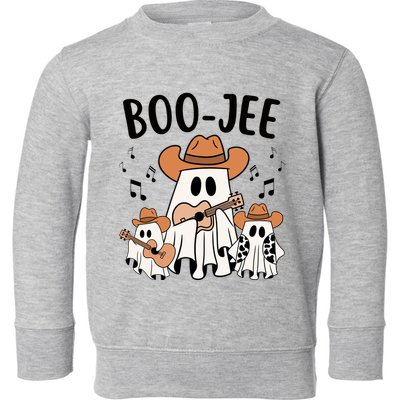 Boo Jee Ghost Funny Halloween Toddler Sweatshirt