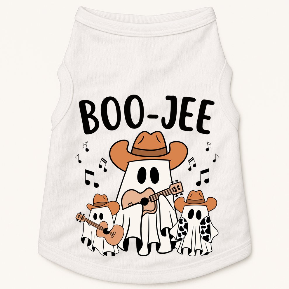 Boo Jee Ghost Funny Halloween Doggie Tank