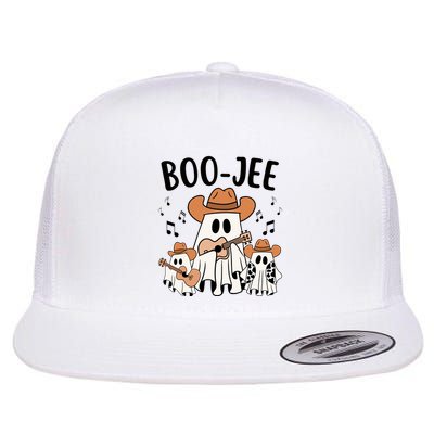 Boo Jee Ghost Funny Halloween Flatbill Hat