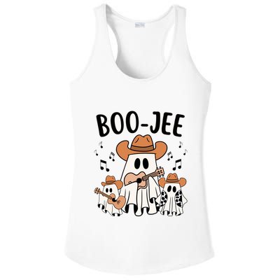 Boo Jee Ghost Funny Halloween Ladies PosiCharge Competitor Racerback Tank