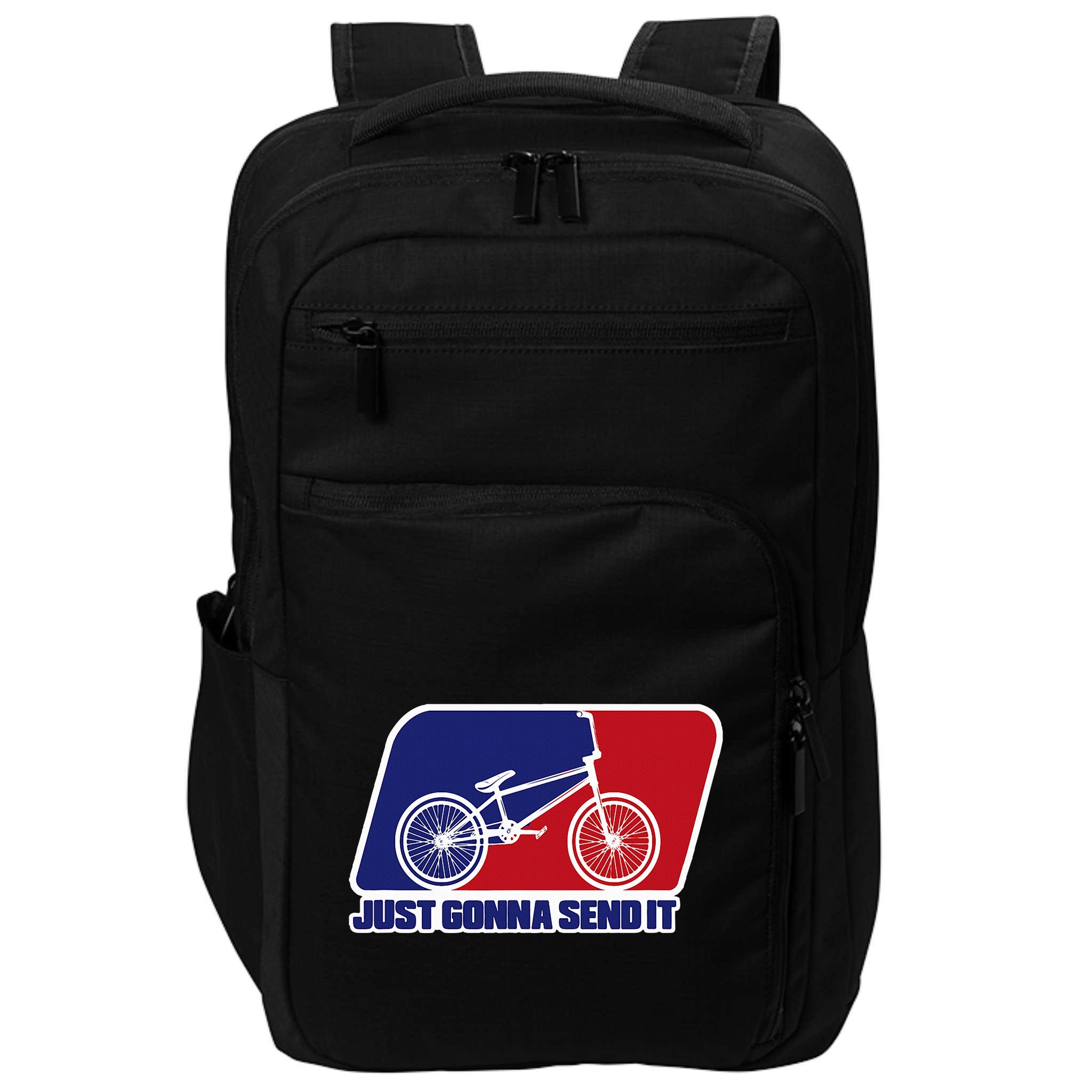 Bmx Just Gonna Send It Bmx Racing Pro Freestyle Bmx Rider Impact Tech Backpack