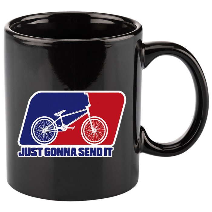 Bmx Just Gonna Send It Bmx Racing Pro Freestyle Bmx Rider 11oz C Handle Ceramic Mug