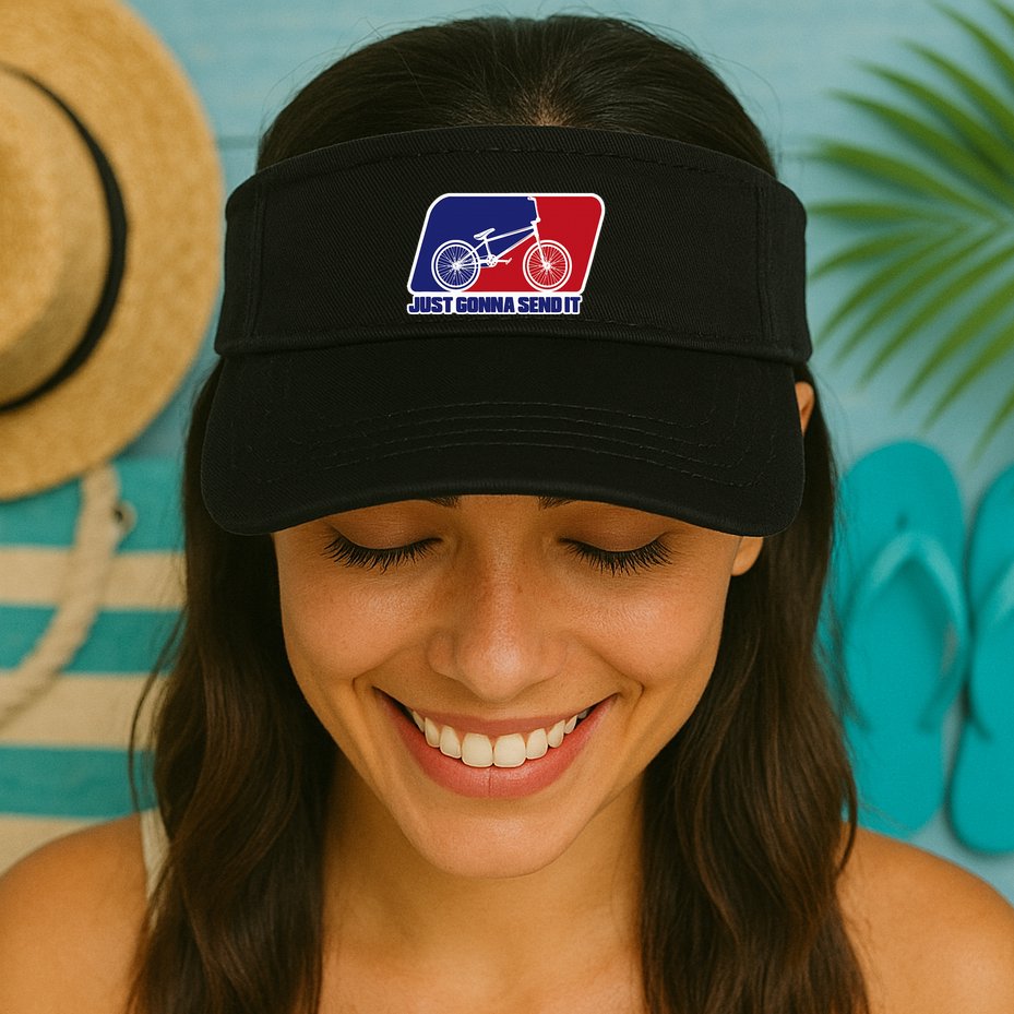 Bmx Just Gonna Send It Bmx Racing Pro Freestyle Bmx Rider Visor