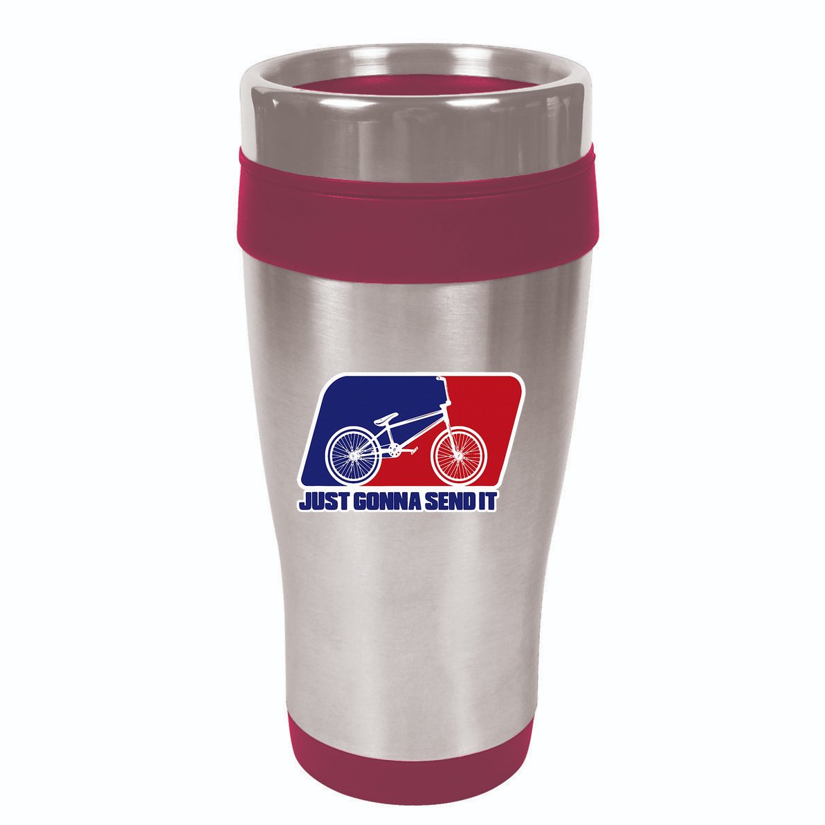 Bmx Just Gonna Send It Bmx Racing Pro Freestyle Bmx Rider 16oz Travel Tumbler