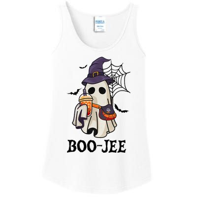 Boo Jee Halloween Spooky Season Cute Ghost Boujee Boogee Ladies Essential Tank