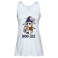 Boo Jee Halloween Spooky Season Cute Ghost Boujee Boogee Ladies Essential Flowy Tank