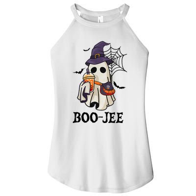 Boo Jee Halloween Spooky Season Cute Ghost Boujee Boogee Women's Perfect Tri Rocker Tank